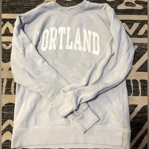 Brandy Melville Light Blue Crewneck